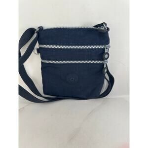 Kipling Navy Nylon Crossbody Bag Preowned
